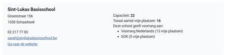 Inschrijvingen schooljaar 25-26 vanaf morgen open - overzicht vrije plaatsen